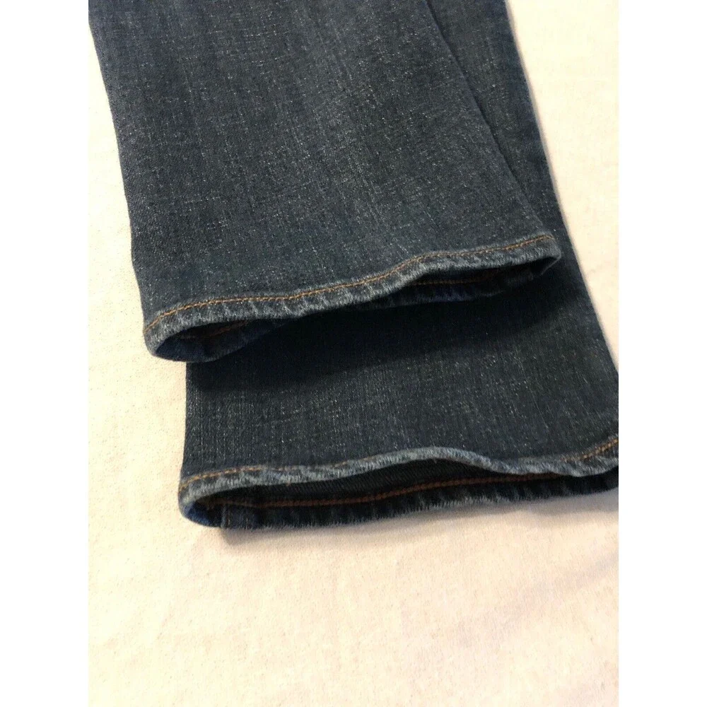 J. Crew Women's Denim Matchstick Straight Leg Stretch Distressed Jeans Size 27s
